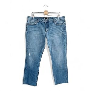 Kut from the Kloth Plus Size Jeans Size 16P Reese Ankle Straight Leg
